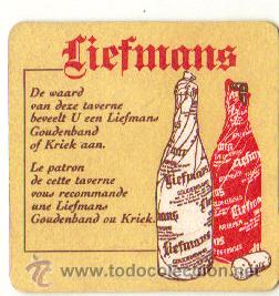 Sammeln von Brauereiartikeln: POSAVASOS PUBLICIDAD CERVEZA LIEFMANS