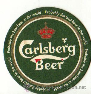 Sammeln von Brauereiartikeln: POSAVASOS PUBLICIDAD CERVEZA DANESA CARLSBERG BEER