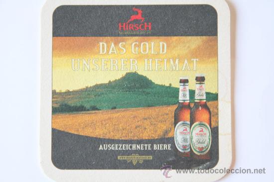 Coleccionismo de cervezas: POSAVASOS CERVEZA HIRSCH - Foto 1