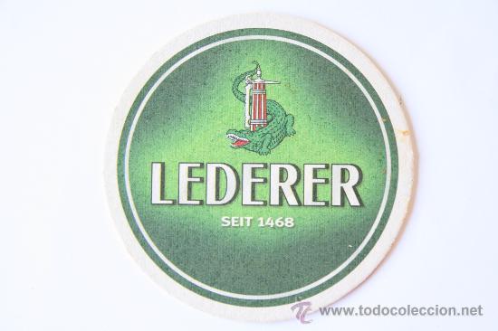 Coleccionismo de cervezas: POSAVASOS CERVEZA LEDERER - Foto 1