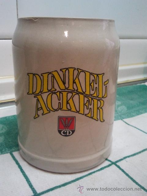 Coleccionismo de cervezas: Jarra de Cerveza Dinkel Acker - Foto 1