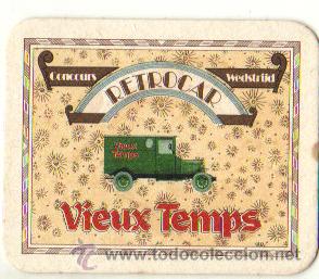 Sammeln von Brauereiartikeln: POSAVASOS PUBLICIDAD CERVEZA BELGA VIEUX TEMPS