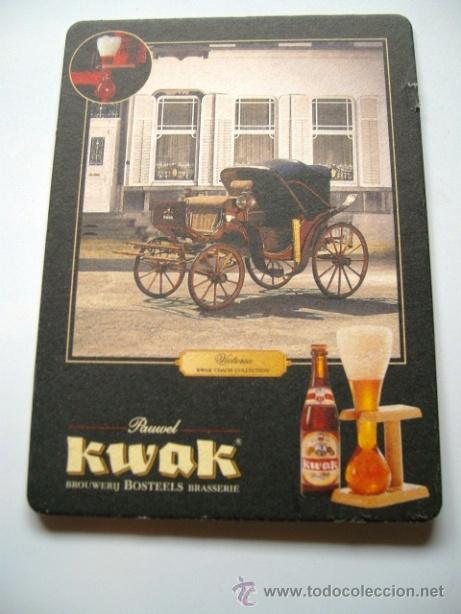 Coleccionismo de cervezas: POSAVASO DE CERVEZA ** KWAK**