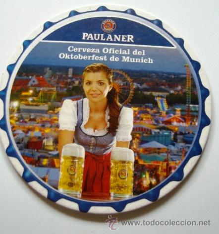 Coleccionismo de cervezas: POSAVASO DE CERVEZA ** PAULANER ** - CERVEZA OFICIAL DEL OKTOBERFEST DE MUNICH