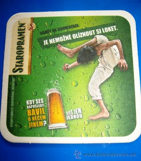 Colecionismo de cervejas: POSAVASO DE CERVEZA ** STAROPRAMEN **