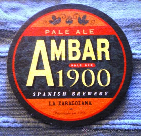 Coleccionismo de cervezas: POSAVASOSCERVEZA AMBAR 1900