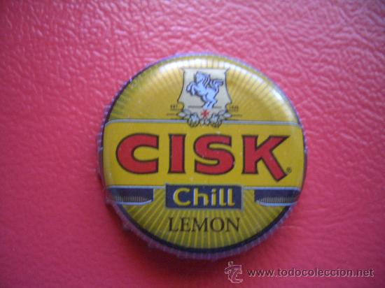 Coleccionismo de cervezas: Chapa Cerveza CISK Chill Lemond - Malta