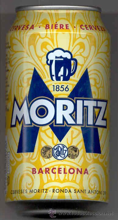 Coleccionismo de cervezas: Lata bote cerveza beer can Moritz (MOR-01). Espa&ntilde;a