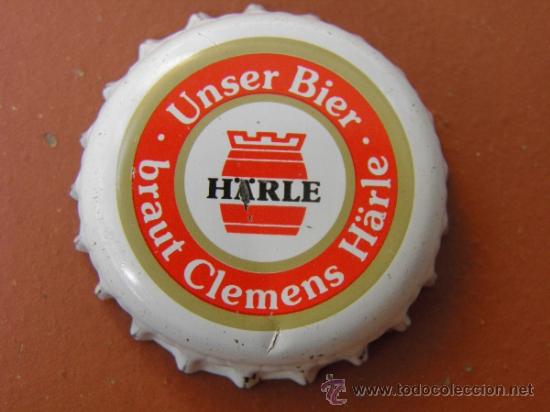 Coleccionismo de cervezas: TAP&Oacute;N CORONA BEER CHAPA CERVEZA H&Auml;RLE. ALEMANIA. (1) FAB. CHAPA: HB.----LOTE N.1676--CARMANJO