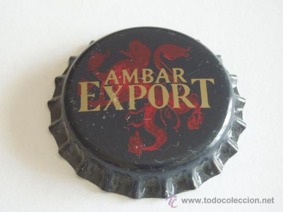 Coleccionismo de cervezas: CHAPA CERVEZA AMBAR EXPORT FACTORIA - U (SIN USAR)