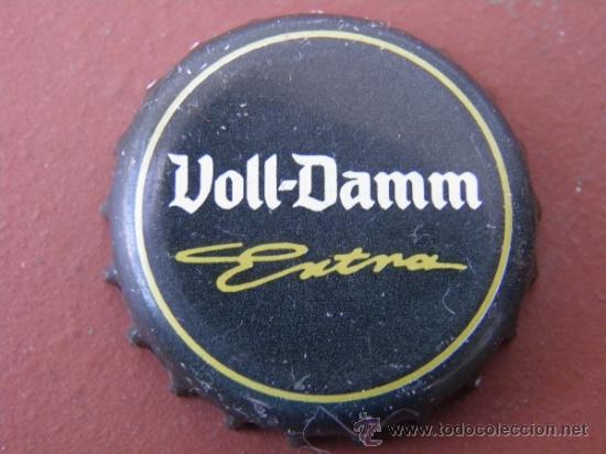 Coleccionismo de cervezas: ANTIGUA CHAPA BEER BOTTLE CAP BIRRA CERVEZA VOLL DAMM EXTRA. FAB. CHAPA: U .--LOTE N. 1035-CARMANJO