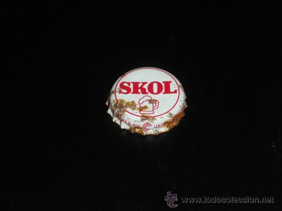 Sammeln von Brauereiartikeln: CHAPA DE CERVEZA SKOL.