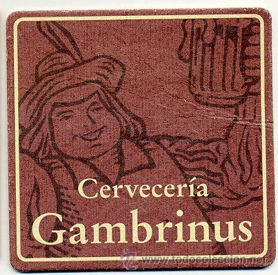 Collectable Beer: posavasos cerveza - gambrinus mod. 1