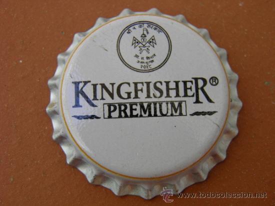 Coleccionismo de cervezas: TAP&Oacute;N CORONA BOTTLE CAP BEER BIRRA BIER CHAPA CERVEZA KINGFISHER.NEPAL.(38)--LOTE N. 2023---CARMANJO