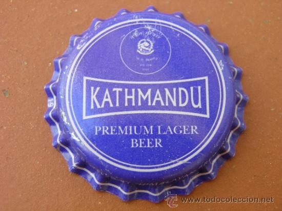 Coleccionismo de cervezas: TAP&Oacute;N CORONA BOTTLE CAP BEER BIER BIRRA CHAPA CERVEZA KATHMANDU.NEPAL.(31)---LOTE N. 2028---CARMANJO