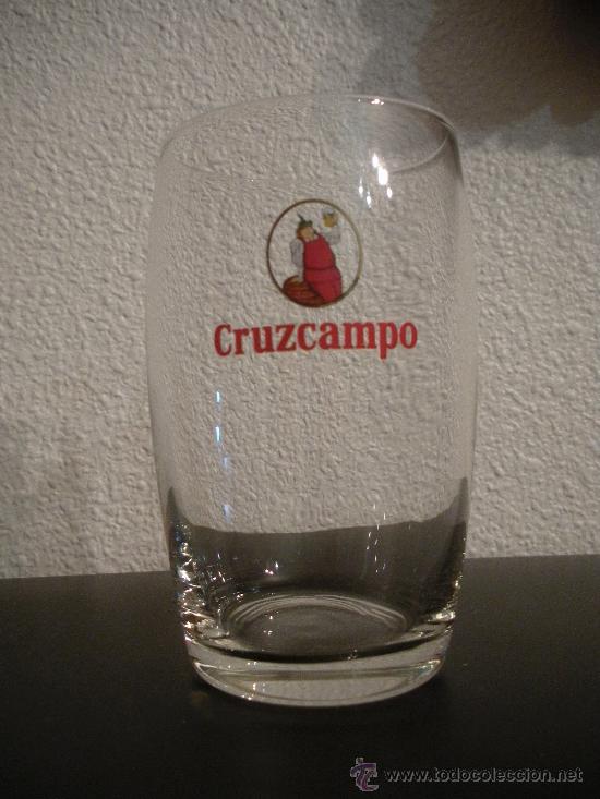 Coleccionismo de cervezas: vaso cerveza cruzcampo - Foto 1