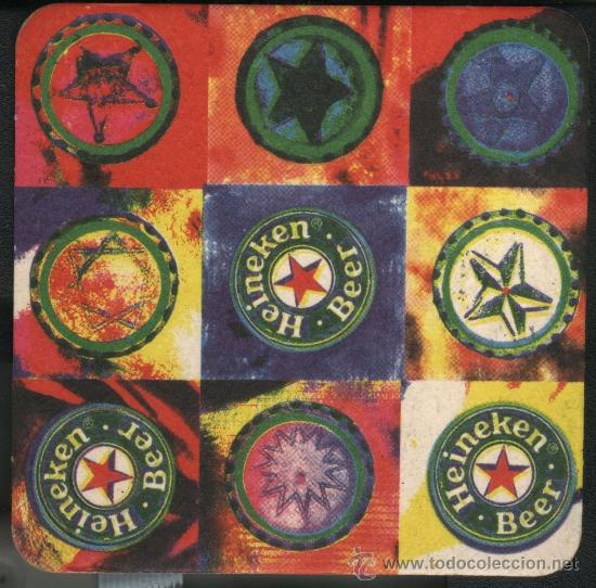 Coleccionismo de cervezas: POSAVASOS - HEINEKEN (Cart&oacute;n)