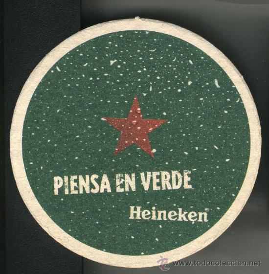 Coleccionismo de cervezas: posavasos  cerveza HEINEKEN