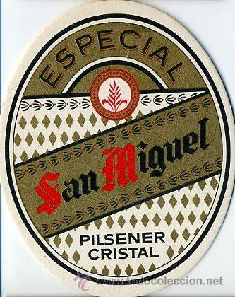 Coleccionismo de cervezas: posavasos cerveza - san miguel / especial pilsener cristal -foto adicional