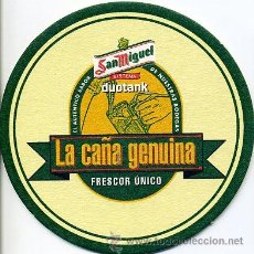 Coleccionismo de cervezas: POSAVASOS CERVEZA - SAN MIGUEL / DUOTANK / LA CAÑA GENUINA