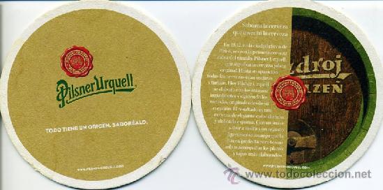 Collectable Beer: posavasos cerveza espa&ntilde;a - pilsner urquell / todo tiene un...