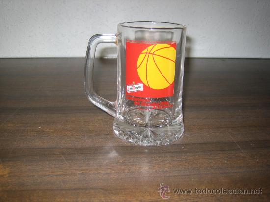 Coleccionismo de cervezas: Jarra de Cerveza San Miguel Mundial Baloncesto 2006