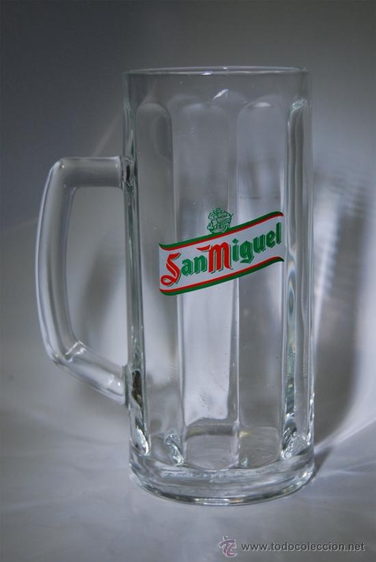 Coleccionismo de cervezas: JARRA DE CERVEZA SAN MIGUEL 1/2 L