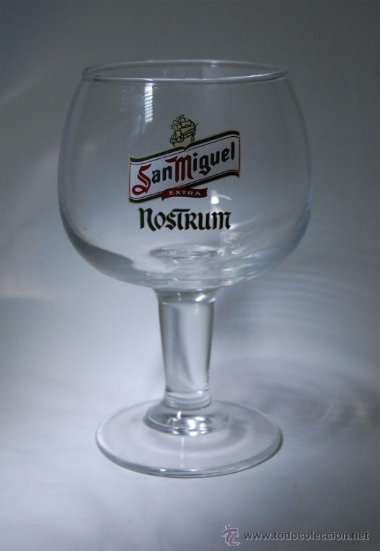 Coleccionismo de cervezas: COPA DE CERVEZA SAN MIGUEL NOSTRUM