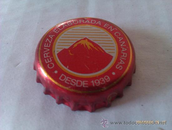 Coleccionismo de cervezas: Chapa Kronkorken Cap Tappi Cerveza Dorada. Islas Canarias. Espa&ntilde;a.