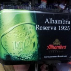 Coleccionismo de cervezas: ABRIDOR EXPOSITOR DE CERVEZA ALHAMBRA PARA BARRA DE BAR