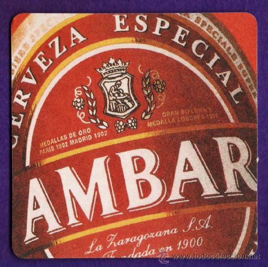 Coleccionismo de cervezas: posavasos - cerveza - ambar - musica / festival castillo de ainsa - espa&ntilde;a - foto reverso