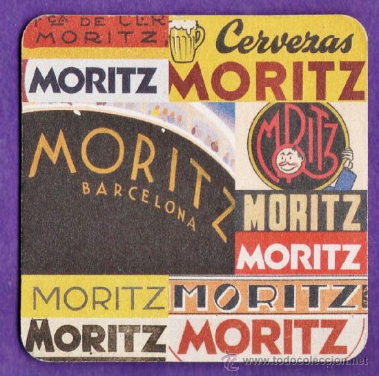 Coleccionismo de cervezas: posavasos - cerveza - moritz - fragil / boris hoppek - reverso ver foto
