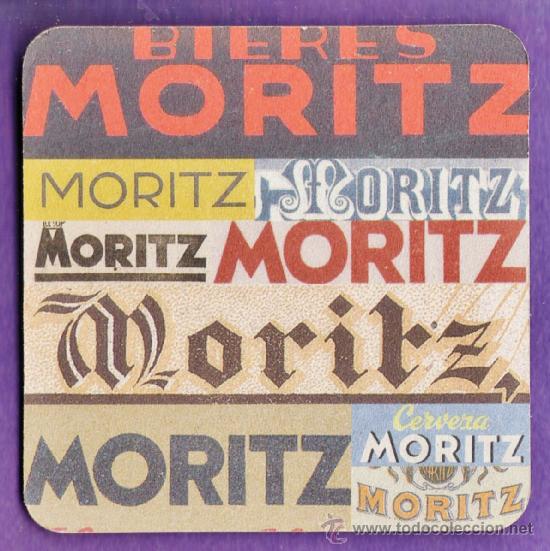 Coleccionismo de cervezas: posavasos - cerveza - moritz - fragil / boris hoppek - reverso ver foto