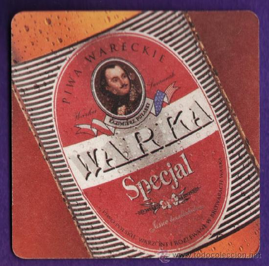 Collectionnisme de bi&egrave;res: posavasos - cerveza - warka / polonia - specjal - reverso ver foto
