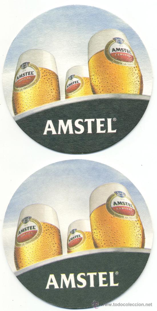 Coleccionismo de cervezas: POSA VASOS CERVEZA &ndash; AMSTEL - Foto 1