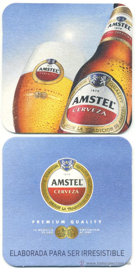 Coleccionismo de cervezas: POSA VASOS CERVEZA &ndash; AMSTEL - Foto 1