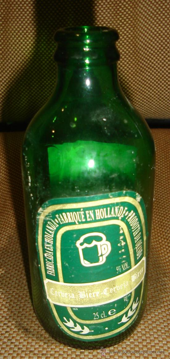 Collezionismo di birre: BOTELLA DE CERVEZA. FABRICADA EN HOLANDA. 25 CL. VACIA