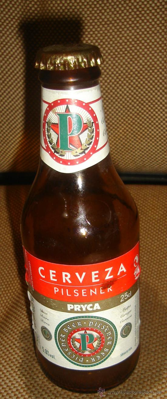 Collezionismo di birre: BOTELLA DE CERVEZA PILSENER. 25 CL. CON CHAPA. FABRICADA EN ESPA&Ntilde;A. VACIA.