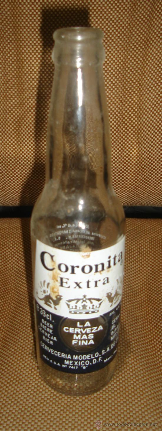 Collezionismo di birre: BOTELLA DE CERVEZA CORONITA EXTRA. FABRICADA EN MEXICO. 33 CL. VACIA