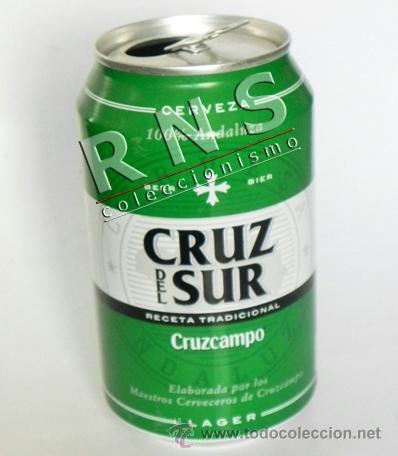 Coleccionismo de cervezas: LATA DE CERVEZA CRUZ DEL SUR - GRUPO CRUZCAMPO - ESPA&Ntilde;A ESPA&Ntilde;OLA - BEBIDA 33 CL - M&Aacute;S LATAS EN VENTA