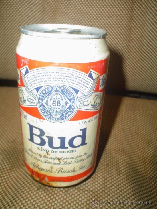 Collezionismo di birre: LATA DE CERVEZA BUD KING OF BEERS. 35.5 CL. CERRADA. VACIA. VER FOTOS