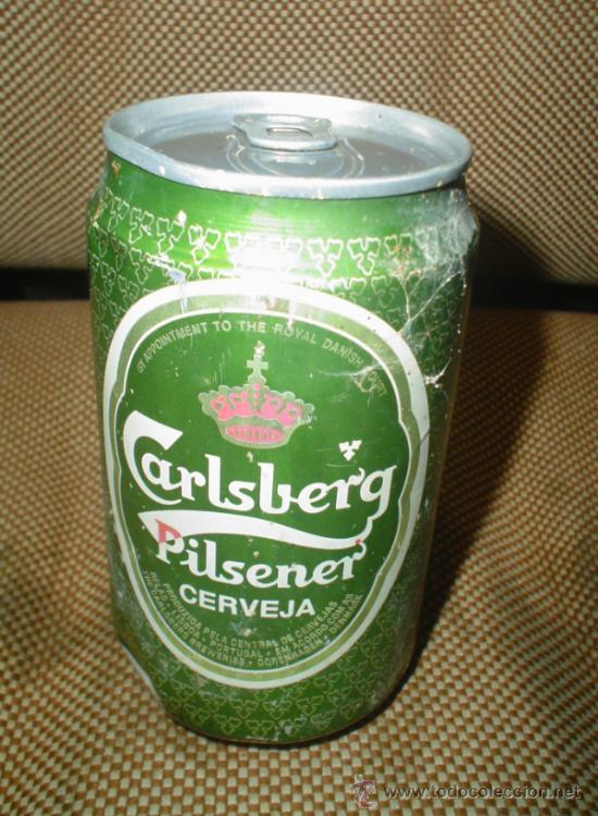 Collezionismo di birre: LATA DE CERVEZA CARLSBERG PILSENER. LISBOA, PORTUGAL. 33CL. CERRADA. VACIA. VER FOTOS