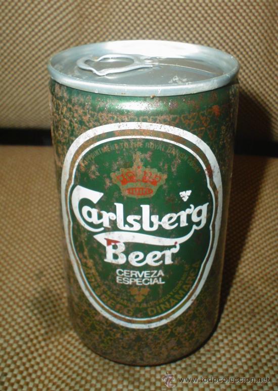 Collezionismo di birre: LATA DE CERVEZA CARLSBERG PILSENER. ESPA&Ntilde;A. 33CL. CERRADA. LLENA. VER FOTOS