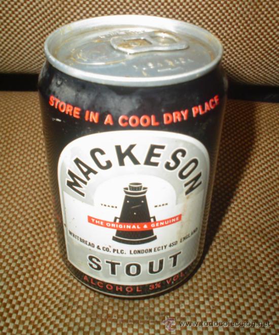 Collezionismo di birre: LATA DE CERVEZA MACKESON STOUT. INGLATERRA. 275 ML. CERRADA. LLENA. VER FOTOS