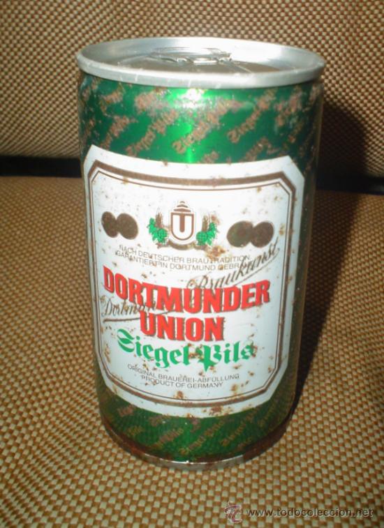 Collezionismo di birre: LATA DE CERVEZA DORTMUNDER UNION. ALEMANIA. 33 CL. CERRADA. LLENA. VER FOTOS