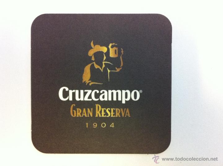 Coleccionismo de cervezas: POSAVASOS CERVEZA CRUZCAMPO GRAN RESERVA 1904. SIN USO