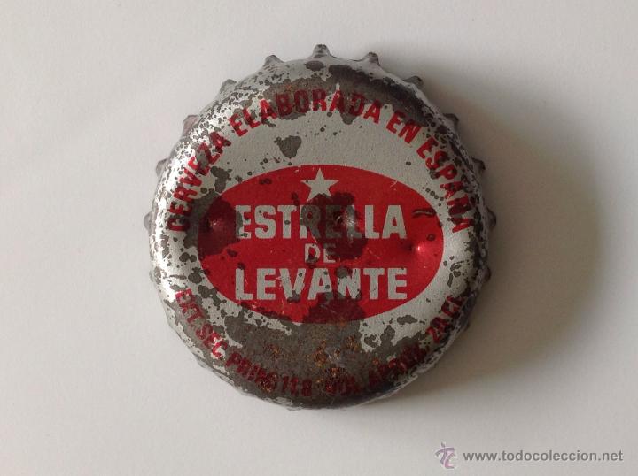 Coleccionismo de cervezas: ANTIGUA CHAPA DE CERVEZA ESTRELLA DE LEVANTE