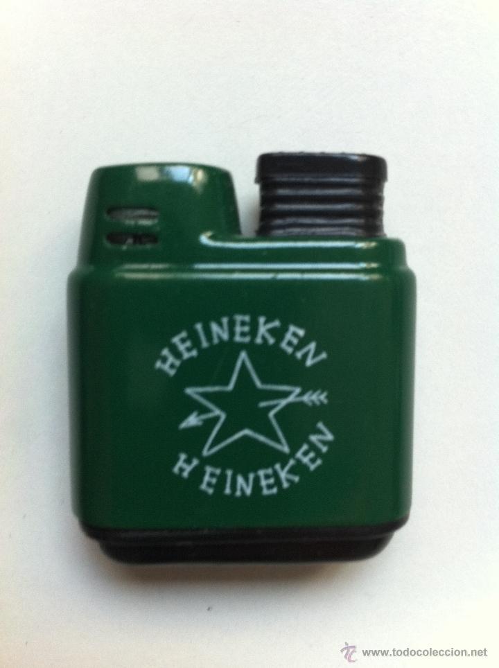 Coleccionismo de cervezas: MECHERO PUBLICIDAD CERVEZA HEINEKEN