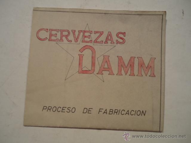 Coleccionismo de cervezas: PLANO PROCESO DE FABRICACION CERVEZAS DAMM