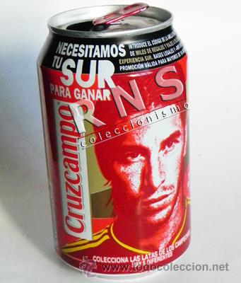 Coleccionismo de cervezas: LATA CERVEZA CRUZCAMPO SERGIO RAMOS ESPECIAL SELECCI&Oacute;N ESPA&Ntilde;OLA DE F&Uacute;TBOL 2012 DEPORTE BEBIDA ESPA&Ntilde;A